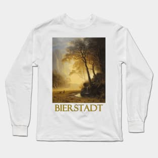 Hetch Hetchy Canyon (1875) by Albert Bierstadt Long Sleeve T-Shirt